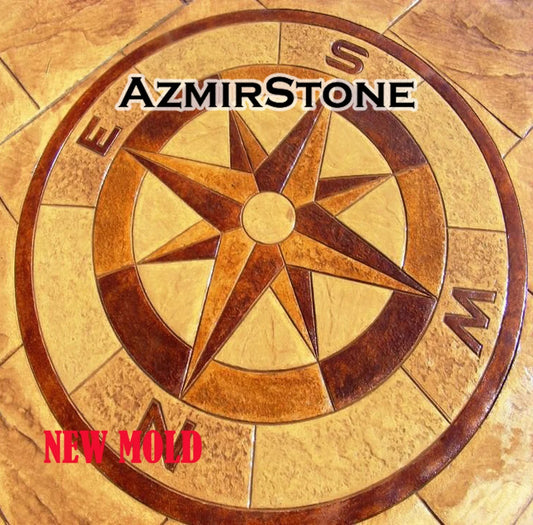 27" Compass rose Stamp