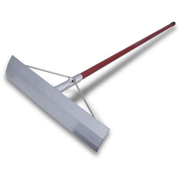 Alum Pull Crete Braced w/54" Fiberglass Handle